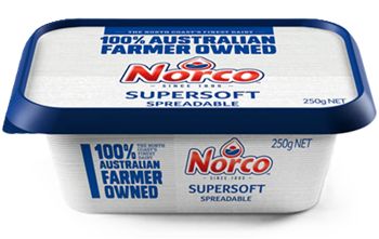 NORCO SPREADABLE AUSTRALIAN OWNED BUTTER AUSTRALIAN (250G) NORCO SPREADABLE AUSTRALIAN OWNED BUTTER AUSTRALIAN (250G)