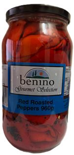 BENINO RED ROASTED PEPPERS (960G)