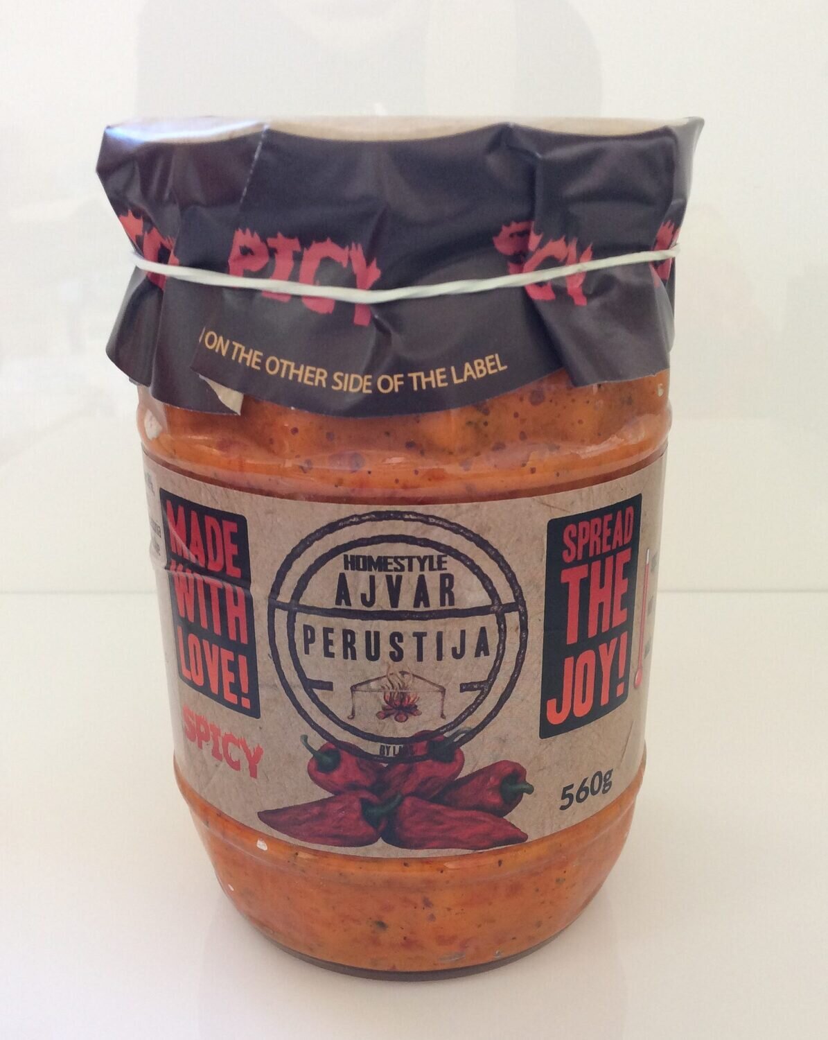 HOMESTYLE AJVAR PERUSTIJA EXTRA SPICY (560G) HOMESTYLE AJVAR PERUSTIJA EXTRA SPICY (560G)
