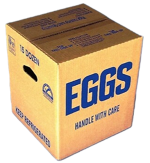 CAGED EGGS (700G) BOX OF 15 DOZEN'S