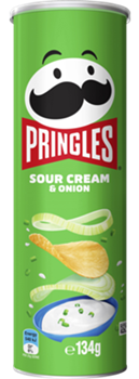 PRINGLES SOUR CREAM & ONION (134G)