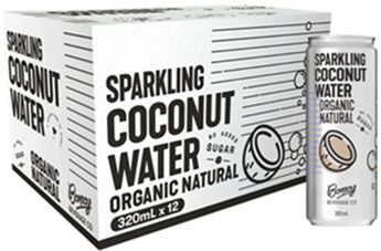 SPARKLING ORGANIC NATURAL COCONUT WATER (320MLX12) BOX SPARKLING ORGANIC NATURAL COCONUT WATER (320MLX12) BOX