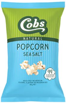 COBS NATURAL POPCORNN SEA SALT (80G)