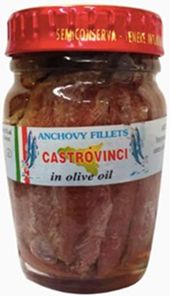 ANCHOVY FILLETS CASTROVINCI IN OLIVE OIL (75G)