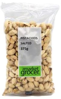 THE MARKET GROCER PISTACHIOS ROASTED AND SALTED (375G)