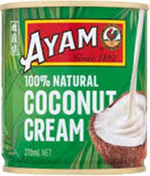AYAM 100% NATURAL COCONUT CREAM (270ML) AYAM 100% NATURAL COCONUT CREAM (270ML)