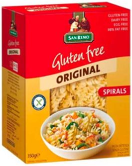 SAN REMO GLUTEN FREE SPIRAL (350G)