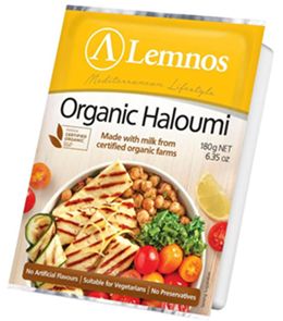 LEMNOS ORGANIC HALOUMI CHEESE (180G) LEMNOS ORGANIC HALOUMI CHEESE (180G)
