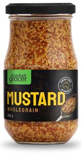 THE MARKET GROCER MUSTARD WHOLEGRAIN  (200G)