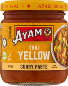 AYAM THAI YELLOW CURRY PASTE (195G) AYAM THAI YELLOW CURRY PASTE (195G)