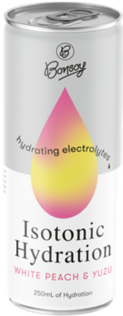 BONSOY HYDRATING ELECTROLYTES ISOTONIC HYDRATION WHITE PEACH & YUZU (250ML X 12) BOX