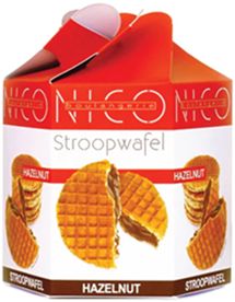 NICO BOULANGERIE STROOPWAFEL HAZELNUT (245G) NICO BOULANGERIE STROOPWAFEL HAZELNUT (245G)