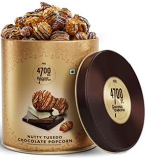GOURMET NUTTY TUXEDO CHOCOLATE POPCORN (150G)