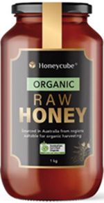 HONEYCUBE ORGANIC RAW HONEY (1KG)