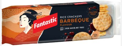 FANTASTIC BARGEQUE FLAVOUR RICE CRACKERS (100g)