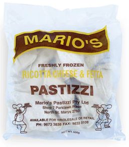 MARIO'S FRESHY FROZEN RICOTTA CHEESE & FETTA PASTIZZI (600G) MARIO'S FRESHY FROZEN RICOTTA CHEESE & FETTA PASTIZZI (600G)