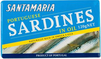 SANTAMARIA PORTUGUESE SARDINES OIL(120G) SANTAMARIA PORTUGUESE SARDINES OIL(120G)