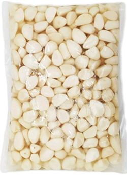 FRESH PEELED GARLIC CLOVES (1KG) FRESH PEELED GARLIC CLOVES (1KG)