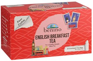 BENINO ENGLISH BREAKFAST TEA (20 X30G BAGS) PACK