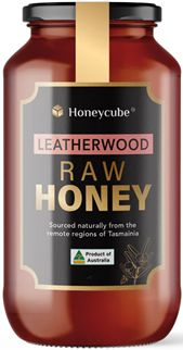 HONEYCUBE LEATHERWOOD RAW HONEY (1KG)