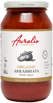 AURELIO ORGANIC ARRABBIATA PASTA SAUCE (500G) AURELIO ORGANIC ARRABBIATA PASTA SAUCE (500G)