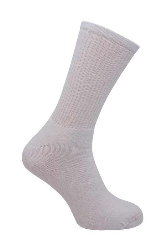 Sportsocken ohne Naht - weiß - 3er Pack