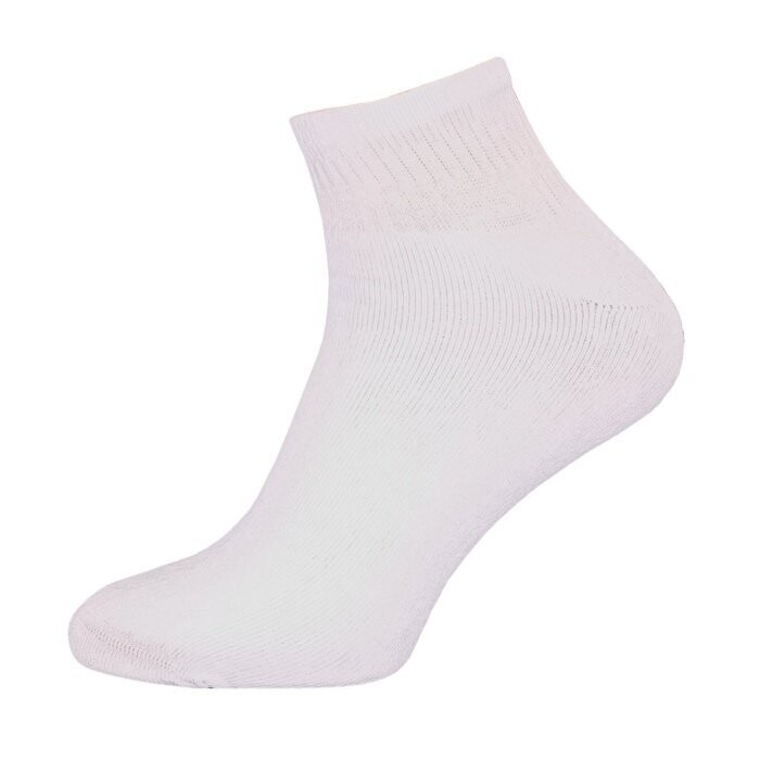 Kurze Frotteesocken ohne Naht - Gr. 47/50 -weiß - 2er Pack​