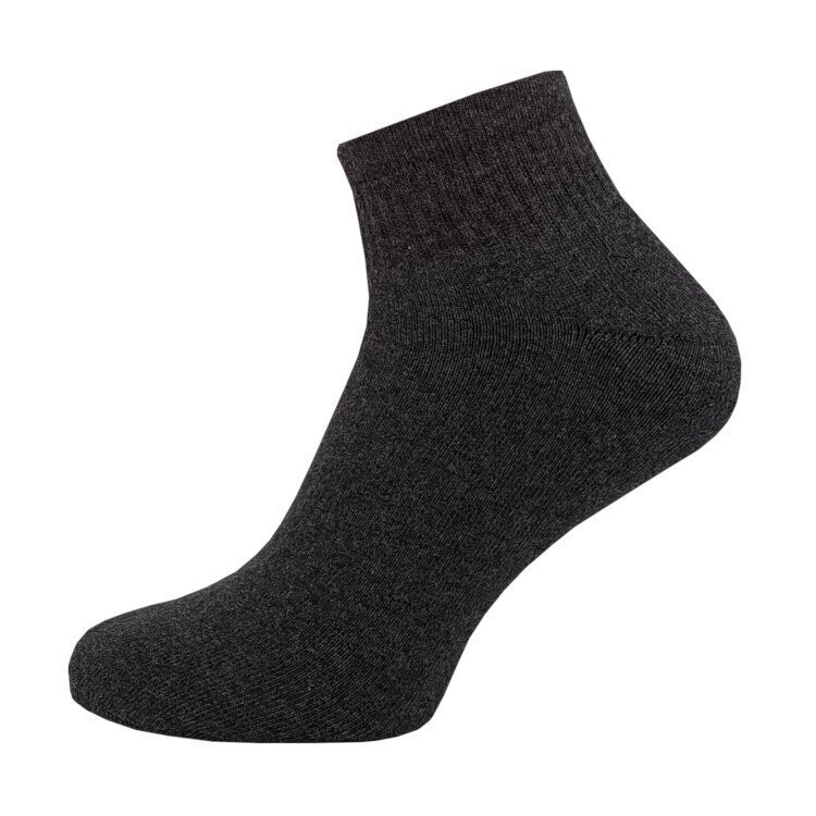 Kurze Frotteesocken ohne Naht - anthrazit - 2er Pack