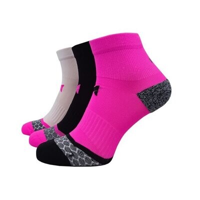XTREME Running-Socks - pink/weiß/schwarz - Gr. 35/38 - 3er Pack