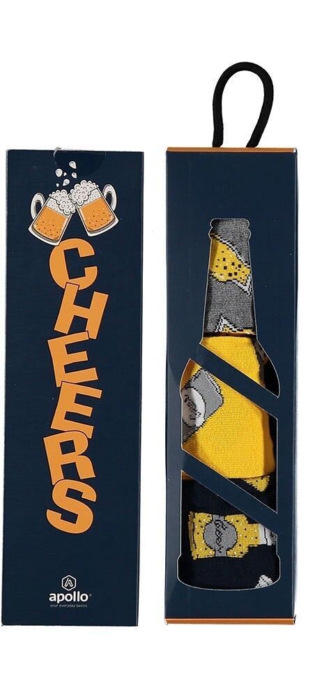 Herren Socke Bier in Geschenkverpackung - 3 Paar