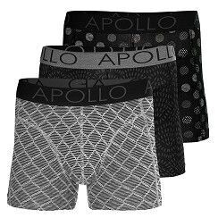 Boxershorts - schwarz-gemustert - 3er Pack