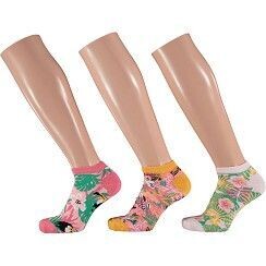Sneaker mit Blumenmotiv - rosé - 3er Pack Sneaker mit Blumenmotiv - rosé - 3er Pack