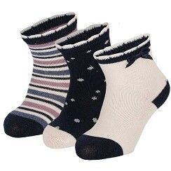 Baby Socken Ringel - marine/ecru - 3 Paar