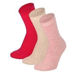 Kinder Vollfrotteesöckchen Gr. 31-38 - schwarz, grau, jeans oder rosa - 3 Paar