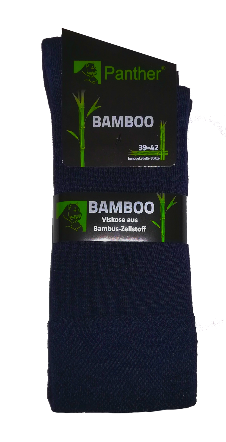 Socken aus Bambus-Viskose - marine - 2er Pack