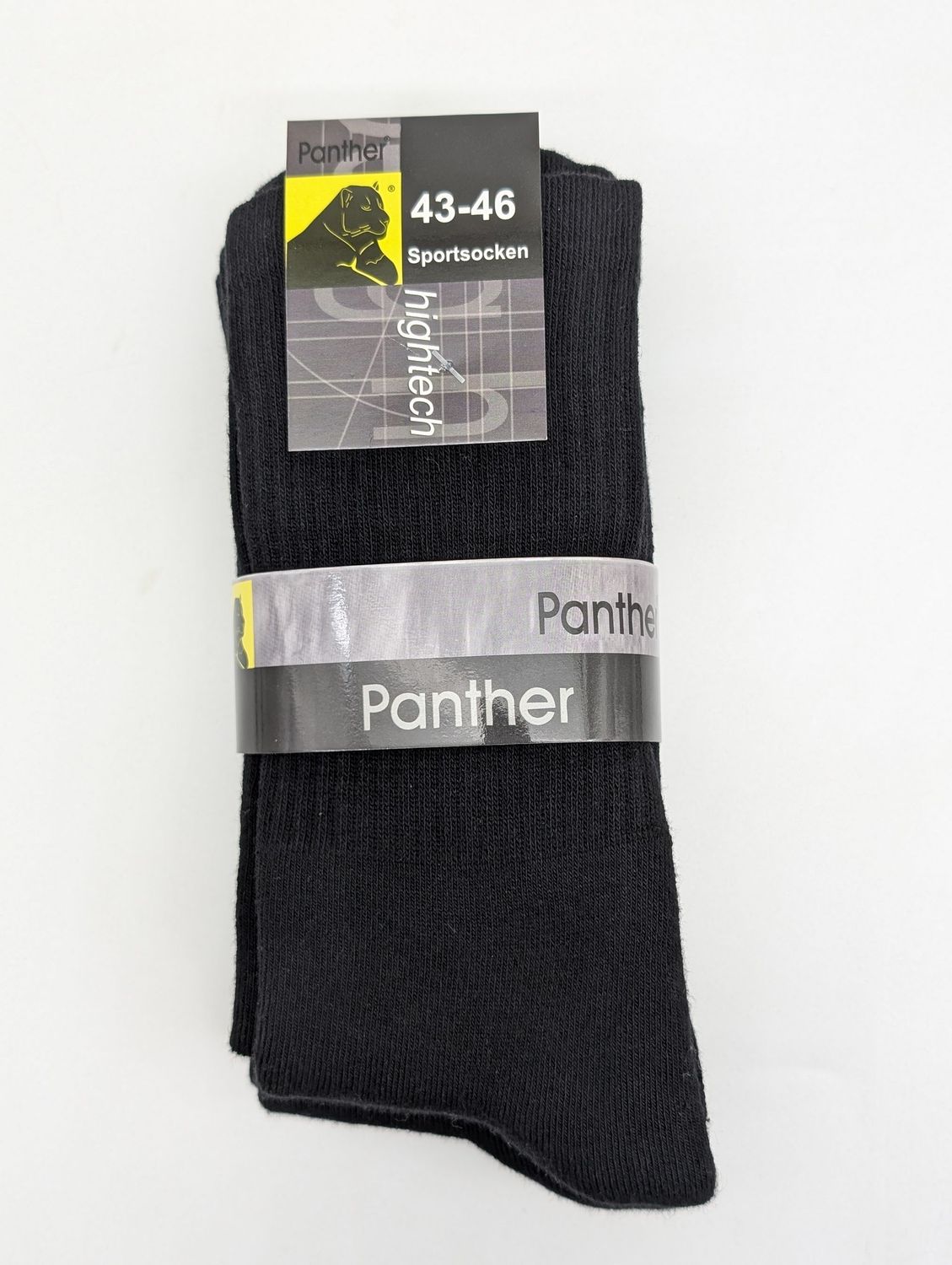 Sport-, Arbeitssocken ohne Naht - Gr. 47/50 - schwarz - 3er Pack