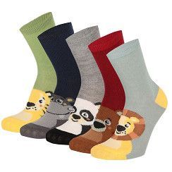 Kinder-Socke Gr. 23-34 - Tierchen - bunter Mix - 5 Paar