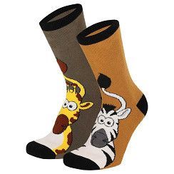 Kinder ABS Vollfrottee-Socken - Gr. 23-38- khaki/hellbraun -  2er Pack Kinder ABS Vollfrottee-Socken - Gr. 23-38- khaki/hellbraun -  2er Pack