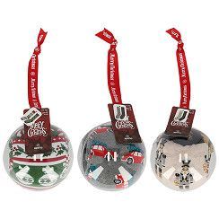 Herren Weihnachtssocken - 2 Paar in Geschenk-Kugel - 3 Farben