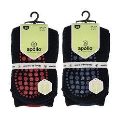 Kinder ABS Vollfrottee-Socken - Gr. 19-34- rot/marine/grau - 2er Pack Kinder ABS Vollfrottee-Socken - Gr. 19-34- rot/marine/grau - 2er Pack