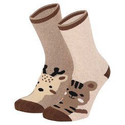 Kinder ABS Vollfrottee-Socken - Gr. 23-38- beige mit Goldglitzer - 2er Pack Kinder ABS Vollfrottee-Socken - Gr. 23-38- beige mit Goldglitzer - 2er Pack