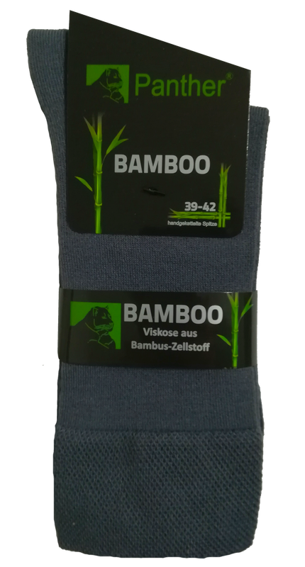Socken aus  Bambus-Viskose - grau - 2er Pack