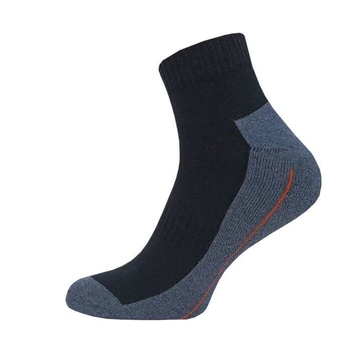 Kurze Arbeits- und Freizeitsocken mit Frotteesohle - marine/jeans - Gr. 35/38 - 2er Pack Kurze Arbeits- und Freizeitsocken mit Frotteesohle - marine/jeans - Gr. 35/38 - 2er Pack