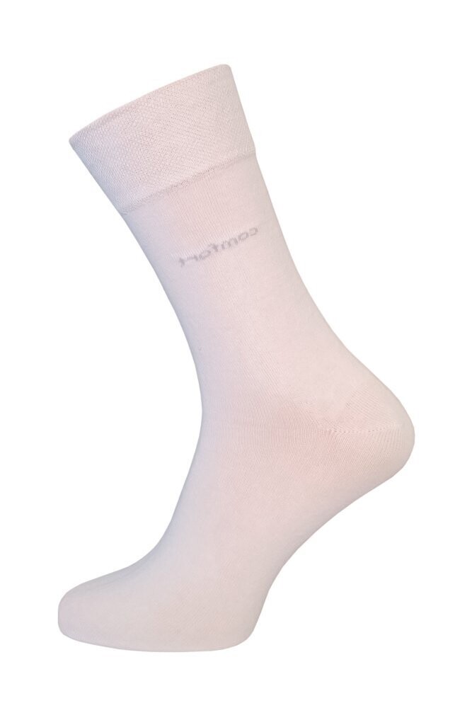 Socken mit Komfortbund Socken mit Komfortbund "ohne Gummi" - weiß - 2er Pack