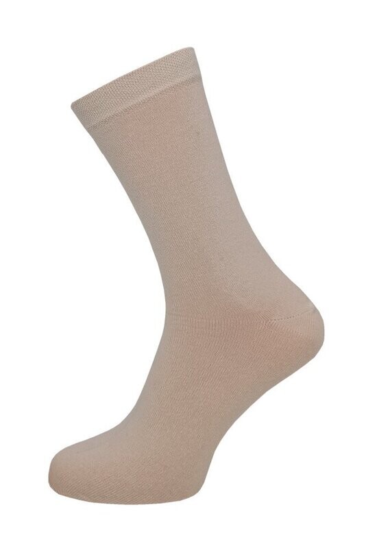 Business-Socken ohne Naht - beige - 3er Pack
