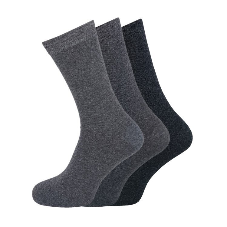 Business-Socken ohne Naht - Grautöne - 3er Pack Business-Socken ohne Naht - Grautöne - 3er Pack