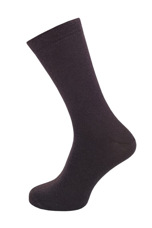 Business-Socken ohne Naht - braun - 3er Pack