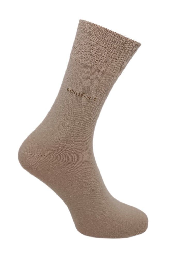 Socken mit Komfortbund Socken mit Komfortbund "ohne Gummi" - beige - 2er Pack