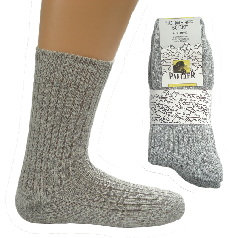 Norweger-Socken mit Frotteesohle - "Die Klassische" - 3er Pack