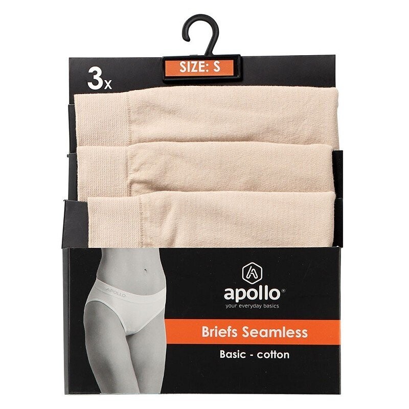 Damen-Slips - haut - 3er Pack